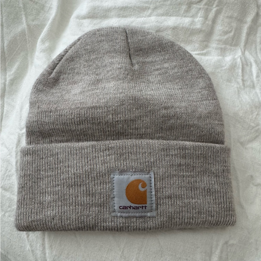 Carhartt Unisex Heather Beige Beanie
